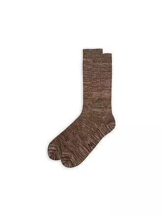 NUDIE JEANS | Socken RASMUSSON brown melange | 